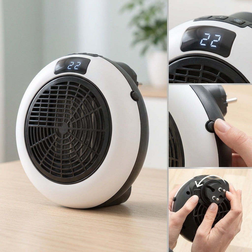 Calefactor portátil 1350W
